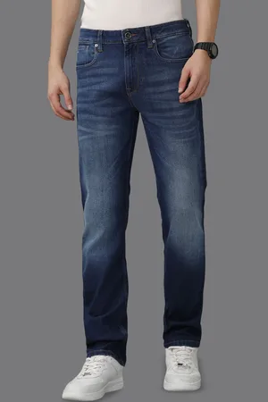 Voi Men Relaxed Fit Mid-Rise Light Fade Stretchable Jeans