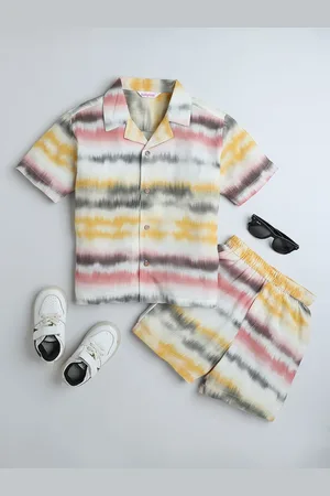 taffykids Boys Printed Shirt with Shorts