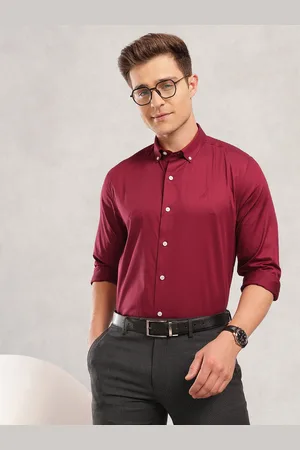 Nautica Slim Fit Opaque Pure Cotton Formal Shirt