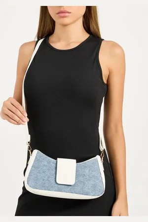Styli Women Textured Structured Sling Bag