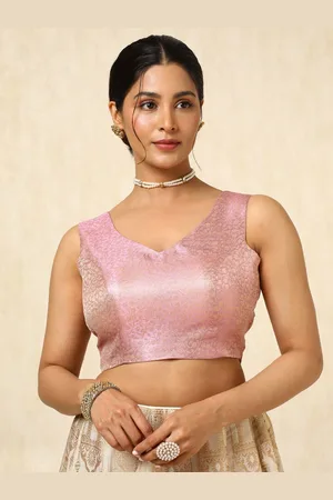 Soch Woven Design Padded Saree Blouse