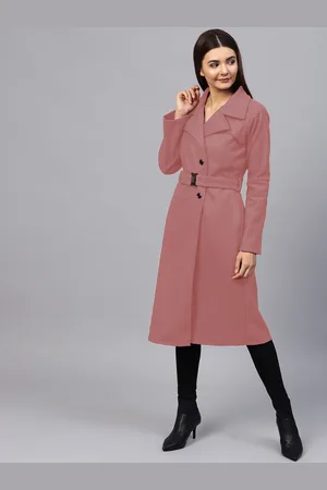 ATHENA Single-Breasted Longline Overcoat