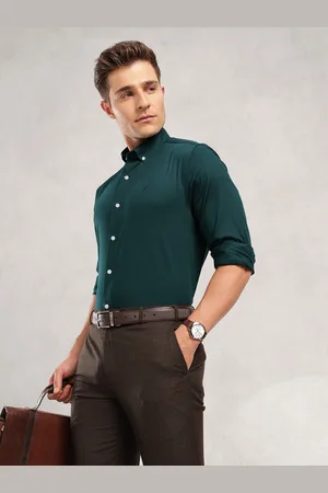 Nautica Pure Cotton Slim Fit Opaque Formal Shirt