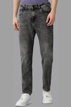 Voi Men Relaxed Fit Low Distress Light Fade Stretchable Jeans