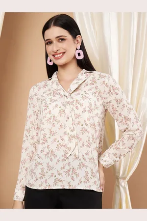 Moda Rapido Women Floral Printed Shirt Style Top