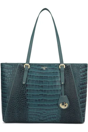 Da Milano Textured Leather Shopper Tote Bag