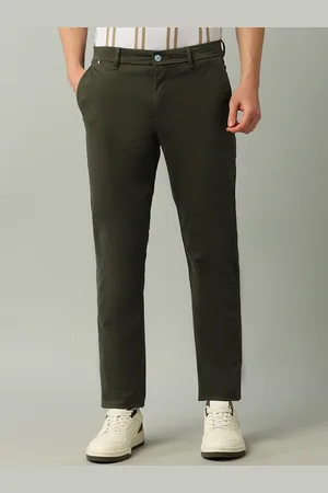 Arrow Men Regular Fit Mid-Rise Classic Chinos Trousers