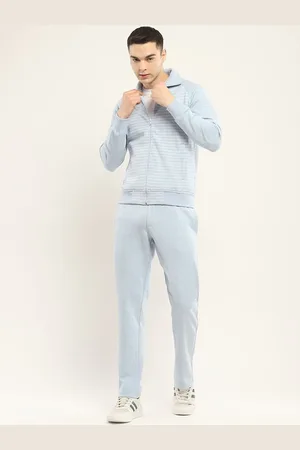 Monte Carlo Striped Collared Full Sleeve Tracksuit