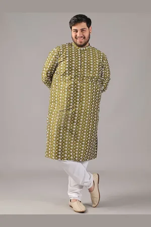 SOJANYA Size Floral Embroidered Band Collar Thread Work Straight Kurta