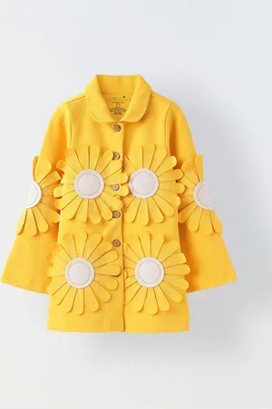 SPUNKIES Girls Solid Patchwork Tailored Jacket