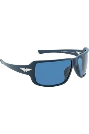 Police Men Rectangle Sunglasses with UV Protected Lens SPLN37K65C03SG