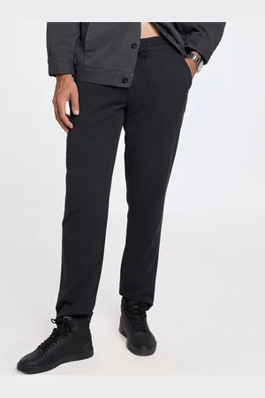 Terra Luna Men Tailored Slim Fit Cotton Trousers