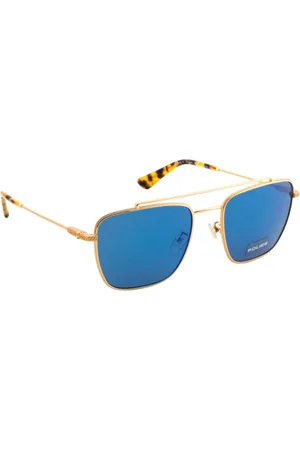 Police Men Square Sunglasses with UV Protected Lens SPLN38K56300BSG