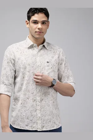 Arrow Manhattan Slim Fit Ethnic Motifs Printed Pure Cotton Casual Shirt