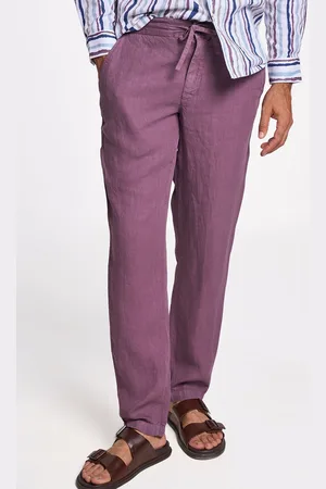 Terra Luna Men Cotton Mid-Rise Tailored Slim Fit Chinos Trousers