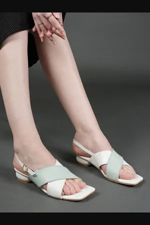 LAVIE Women Colourblocked Open Toe Block Sandals