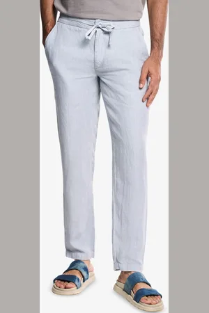 Terra Luna Men Pure Cotton Tailored Slim Fit Regular Trousers