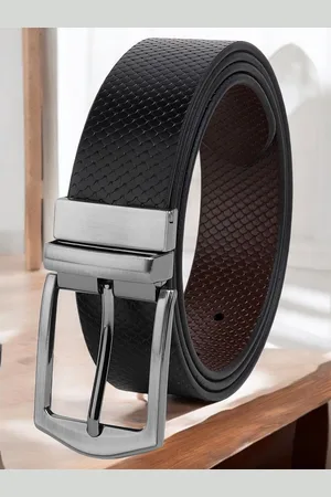 Provogue Men Leather Reversible Belt