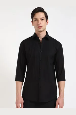 Calvin Klein Men Slim Fit Opaque Casual Shirt