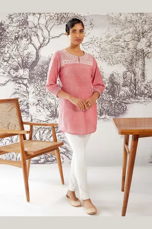 Lakshita Women Embroidered Cotton Tunic