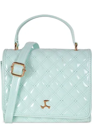All Things Mochi Women Self Design Textured Structured Sling Bag with Quilted