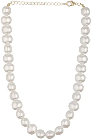 Priyaasi Gold-Plated Pearls Beaded Necklace