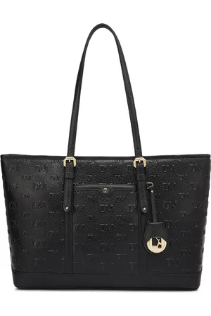 Da Milano Women Textured Shopper Leather Tote Bag