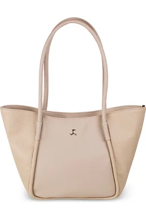 All Things Mochi Women Textured Shopper Cut Work Shoulder Bag