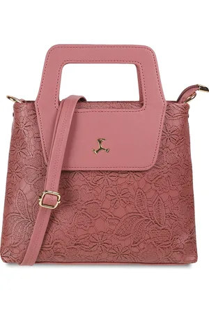 All Things Mochi Embroidered Structured Sling Bag