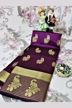 Saadhvi Woven Design Pure Silk Saree