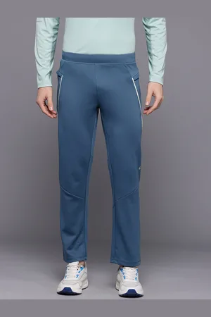 Asics Men Solid Smart Fit Running Track Pants with Reflective Details