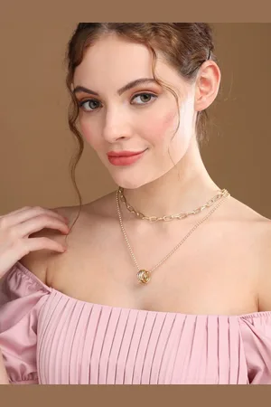 Priyaasi Gold-Plated Layered Necklace