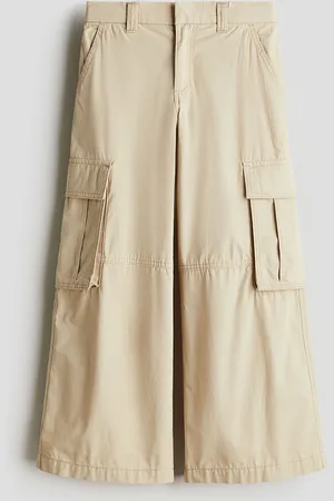H&M Girls Wide Cargo Trousers