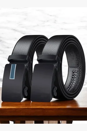 Provogue Men Set of 2 Textured PU Belt
