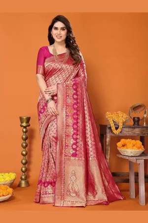 Saadhvi Woven Design Pure Silk Saree