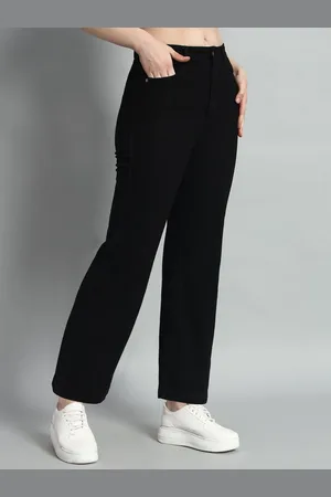 Mast & Harbour Women Flared High-Rise Stretchable Jeans