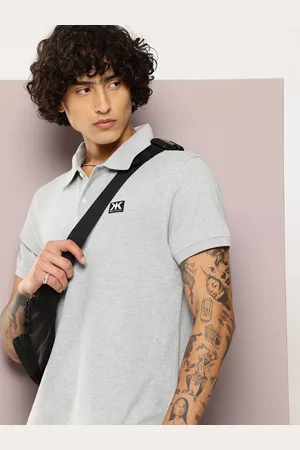 Kook N Keech Brand Logo Detail Pure Cotton Polo Collar T-shirt