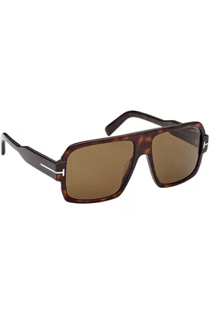 Tom Ford Men Square Sunglasses with UV Protected Lens