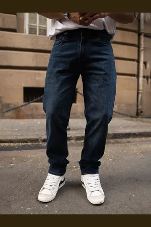 Powerlook Men Indigo Pure Cotton Regular Fit Denim Jeans