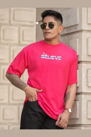 Powerlook Men Typography Printed Round Neck Cotton T-shirt
