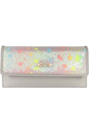 Metro Women Embellished Abstract Printed Envelope