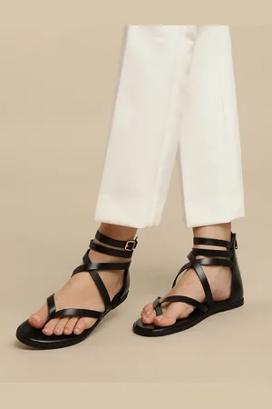 Nautica Women Mid Top Open Toe Flats