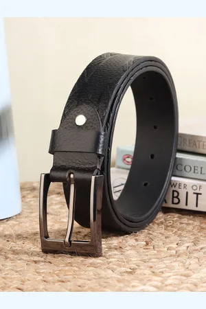 Provogue Men Textured Leather Formal Belt