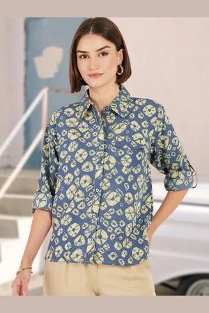 DressBerry Women Classic Opaque Printed Casual Shirt