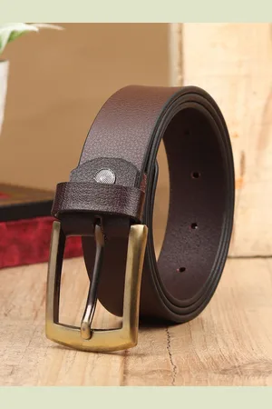 Provogue Men Textured Leather Formal Belt