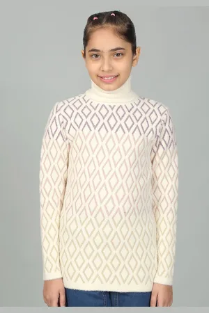 CANTABIL Girls Self Design Pullover