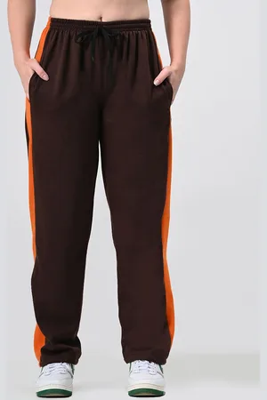 BAESD Women Colourblocked Regular Fit Mid Rise Track Pants