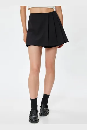 Koton Women Pleated Mini Skorts