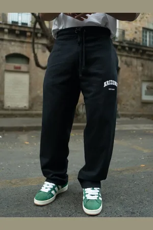Powerlook Men Black Arizona Sweat Pant