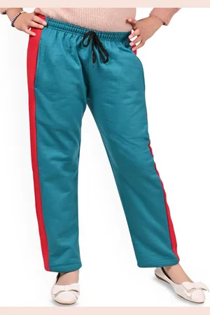 BAESD Girls Colourblocked Mid Rise Track Pants